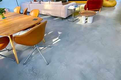 polished microconcrete overlay floors Balmain East