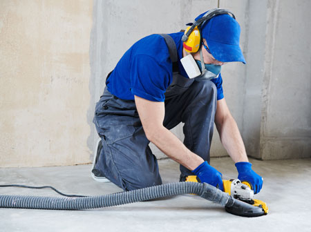 preparing evaluating concrete floor for sealing